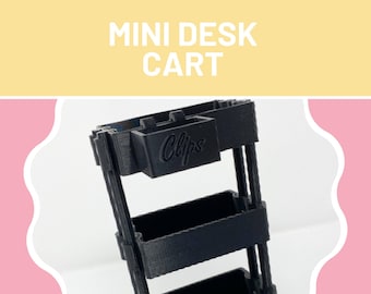 Mini carrito para agenda, lindos accesorios de escritorio para mujeres, soporte para cinta washi, organizador de artículos de oficina, regalo para scrapbooking, mini raskog, fin de año