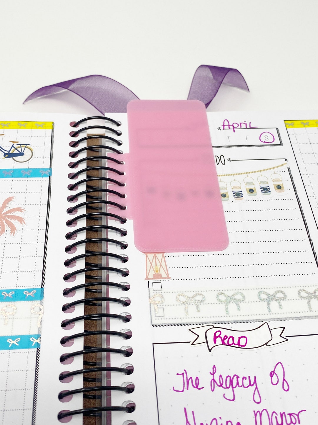B6 Coiled Planner Bookmark Tabs, Customized for Lights Planner Action ...