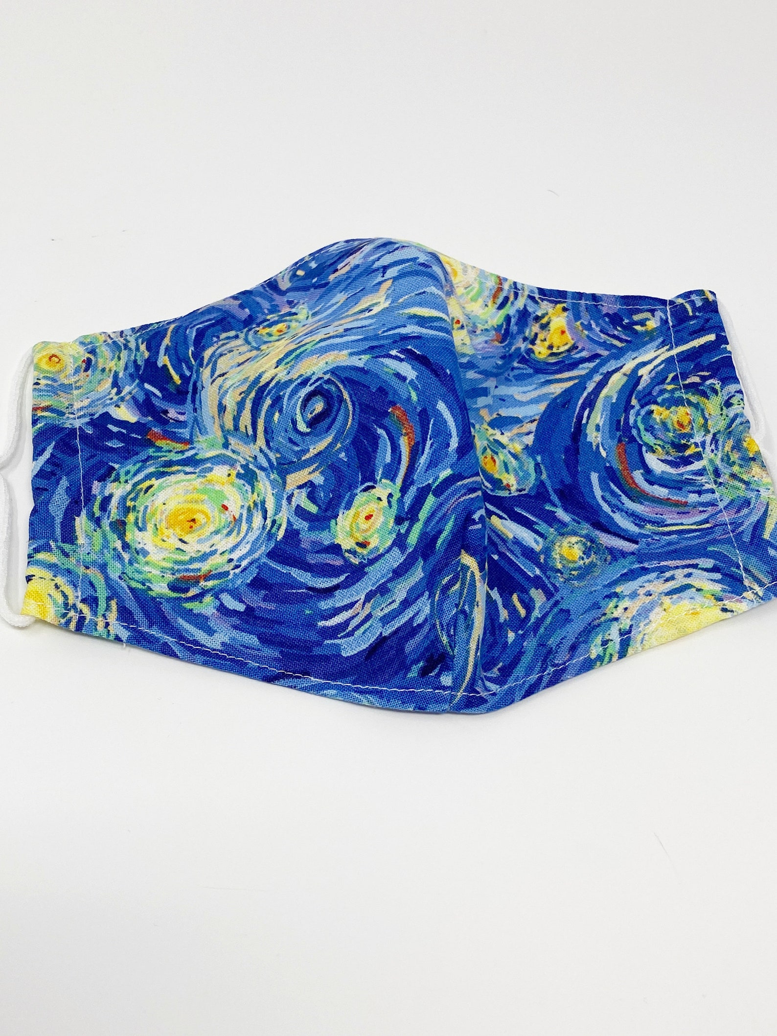 Van Gogh máscara adulto máscara de cara nocturna estrellada Etsy