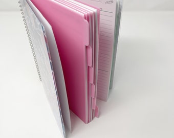 Tabbed dividers for The Plum Paper Planner, planner dividers, A5, Plum Paper Dividers