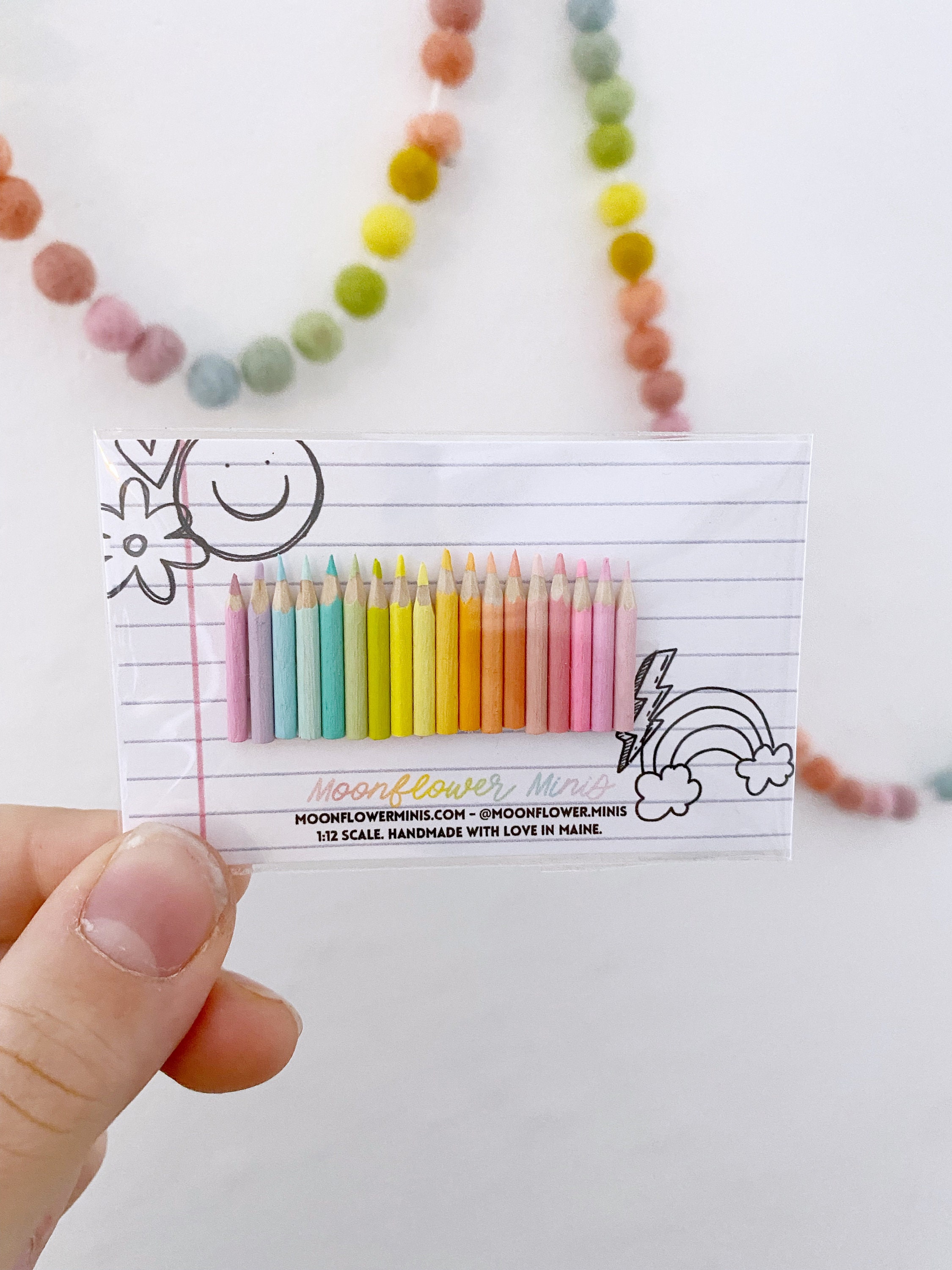 Set Mini Colored Pencil Children