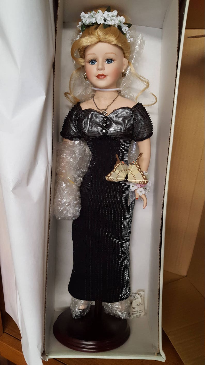 butterfly kisses porcelain doll collection