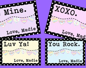 Cute Heart Themed Valentine's Day Cards