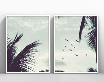 palm tree poster etsy