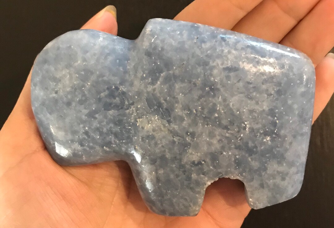 Blue Calcite Buffalo - Etsy