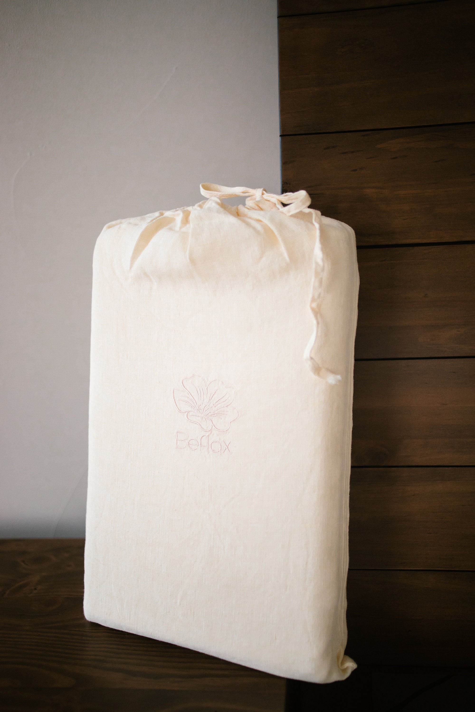 100% Natural Cream Linen Bed Pillow Cover Twin Standard Queen | Etsy