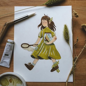 Captured ~ Original Artwork ~ Gouache Painting