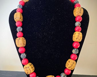Necklace With Vintage Beads