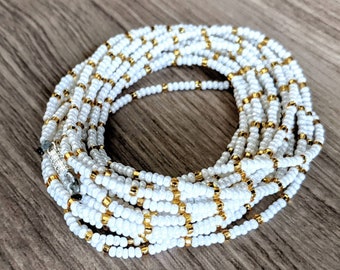Custom-made waist beads with clasp