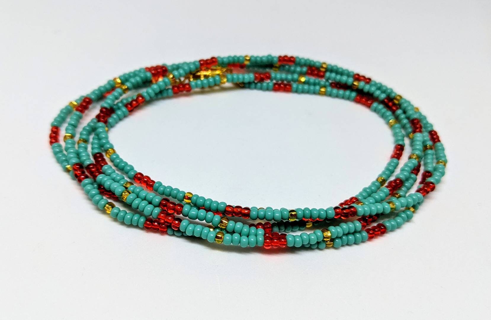 Custommade waist beads with clasp Etsy