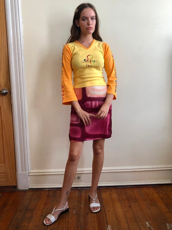 Deadstock Astrology Long Sleeve Graphic Crop Tops