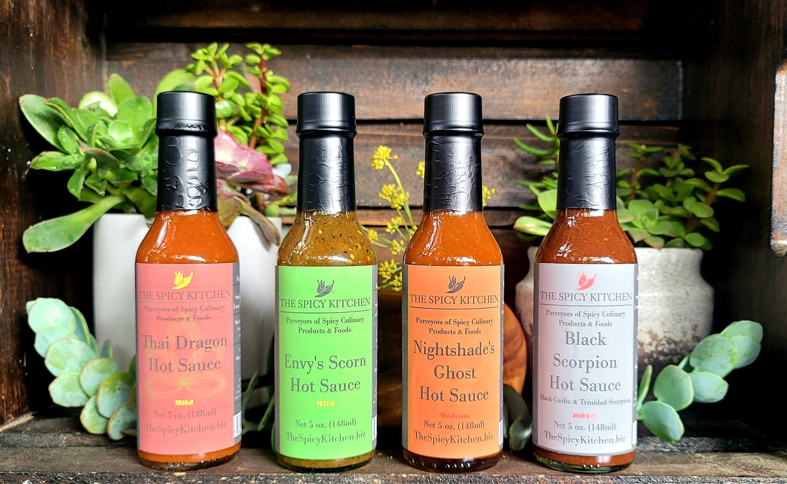 Spicy Lovers Hot Sauce Gift Set Etsy
