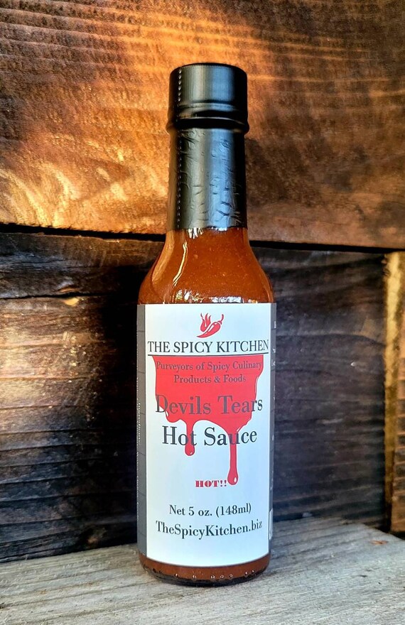 Devils Tranen Hete Saus Etsy