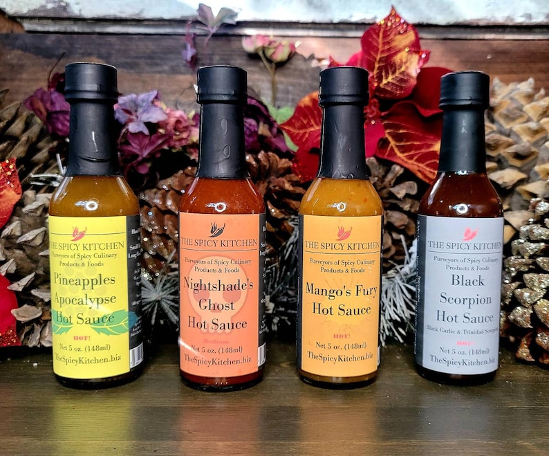 Assorted Hot Sauce Gift Set 3/4/5 Bottle Sets Etsy