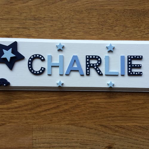 Personalised Children's Bedroom Name Plaquedoor Etsy