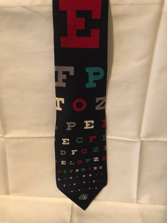 Eye Chart Tie