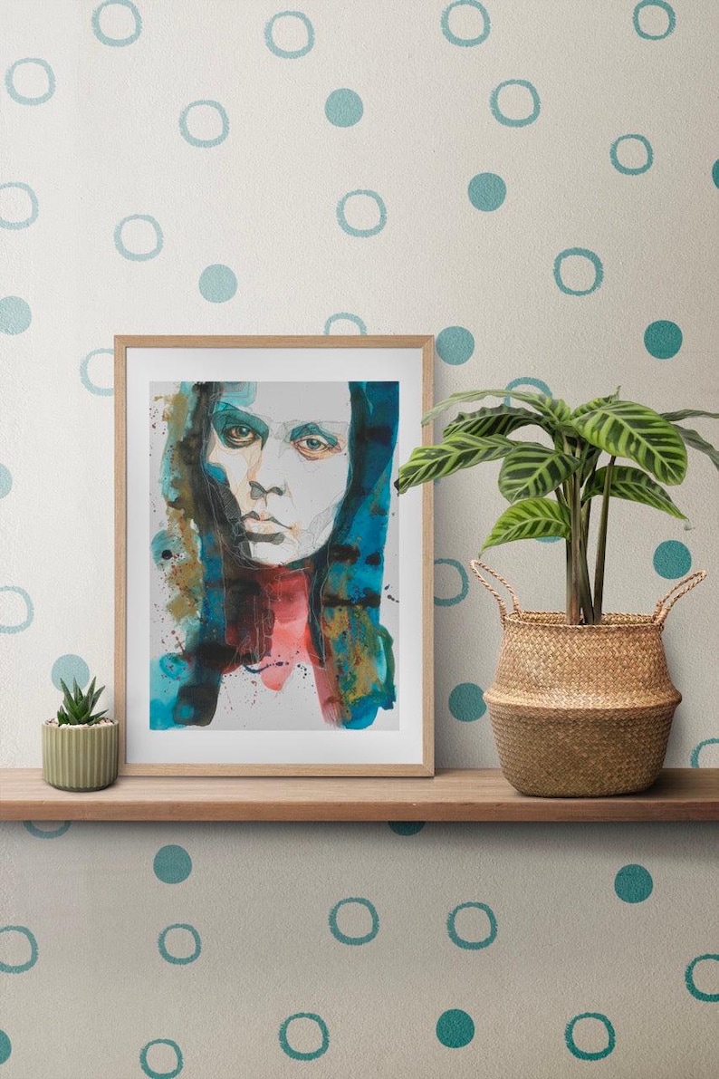 Oliviä Fine Art Portrait Print – Giclée Paper or Canvas image 2