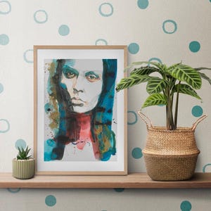 Impresión de retrato de bellas artes de Oliviä – Papel Giclée o lienzo imagen 2