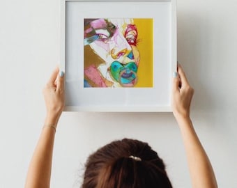 Calladitä II Fine Art Print – Kolorowy portret, jakość muzealna Giclée