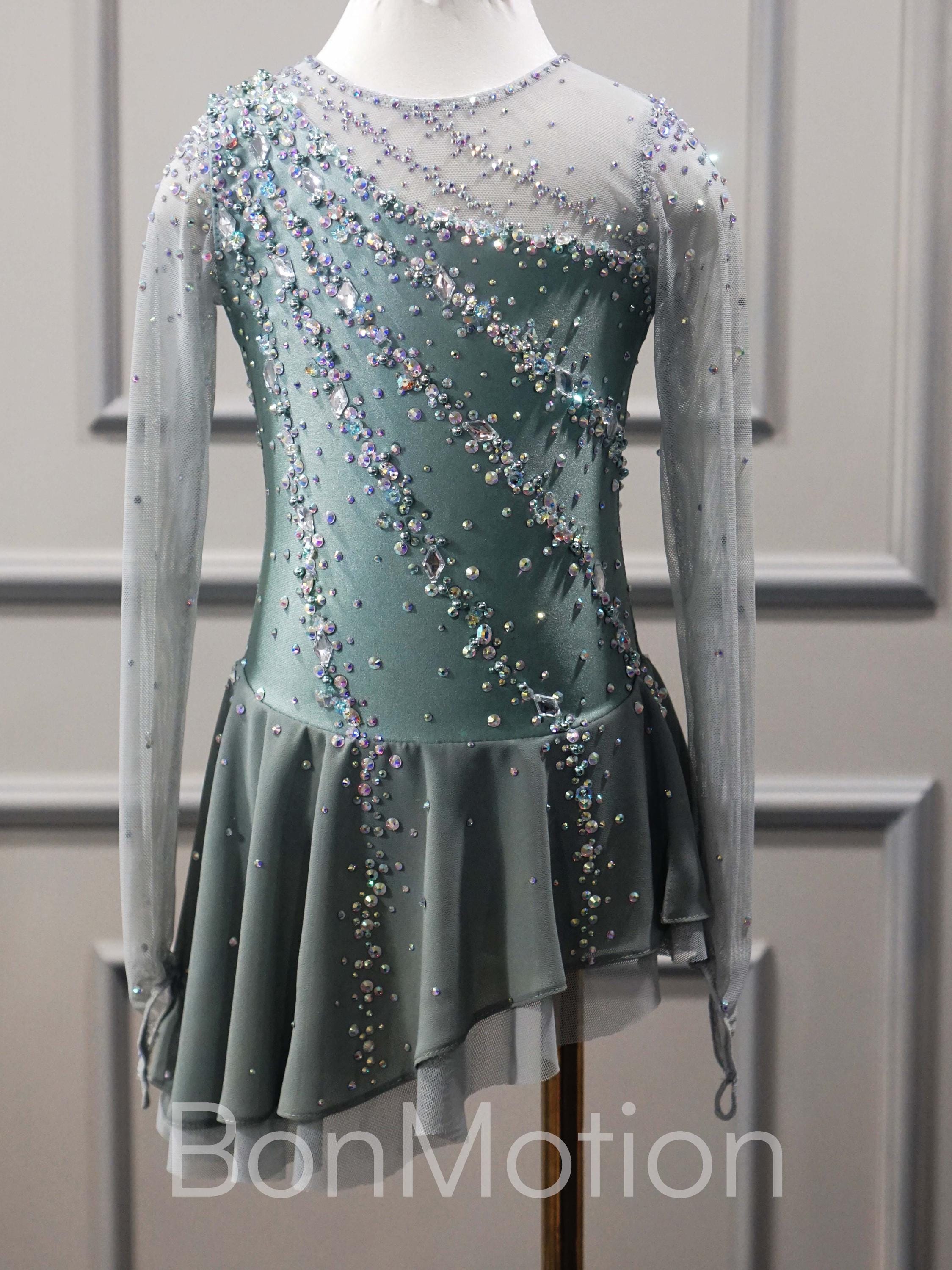 Grey Ice Skating Dress - Etsy