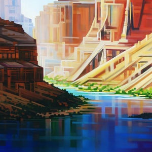 A Canyon of Colors Grand Canyon National Park, Arizona Matted Limited Edition Print image 1