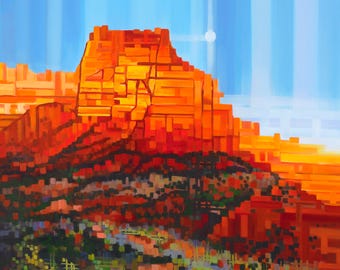 Evening's Glow - Zion National Park, Utah- Matted Limited Edition Print