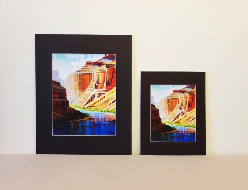 A Canyon of Colors Grand Canyon National Park, Arizona Matted Limited Edition Print image 2