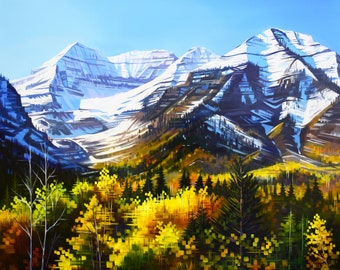 Magnificence, Mount Timpanogos, Utah - Impression en édition limitée mat