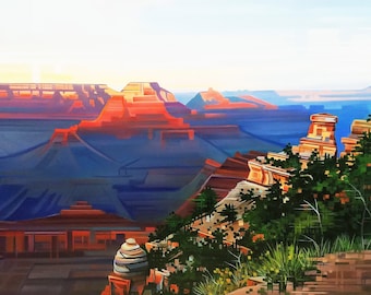 16 x 20 - The Canyon's Lullaby - Parc national du Grand Canyon, Arizona - Impression en édition limitée