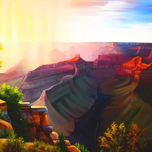 16x20 - The Perfect Storm - Grand Canyon National Park, Arizona - Limited Edition Print