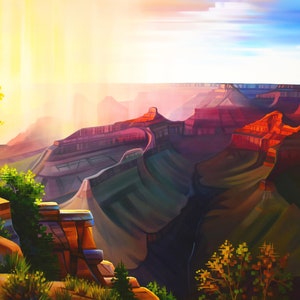 The Perfect Storm - Grand Canyon National Park, Arizona- Matted Limited Edition Print