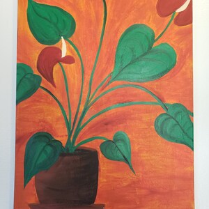 Tropical Plants Series - Red Anthurium