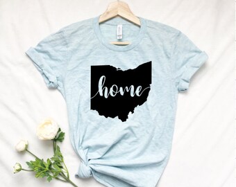 Ohio Home Shirt, Ohio T-Shirt, Unisex T-Shirt, Ohio State, Buckeyes, OSU Shirts