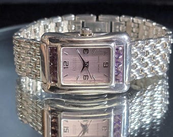 Ecclissi Sterling Silver Quartz Two Tone Wristwatch 32250  display picture 2