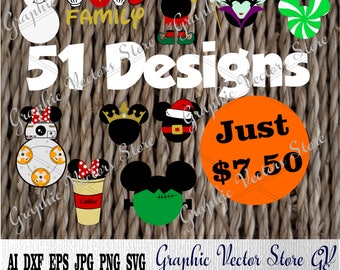 Bundle svg, Files for Silhouette, Printable, Cricut, Files for Cutting Machine, Files for Decor, Print Files.