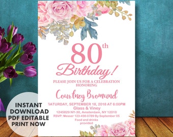 invitation for her etsy