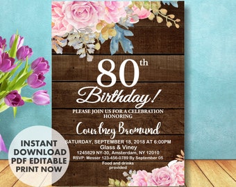 invitation for her etsy