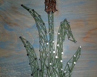 String Art Cattail