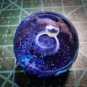 Custom Opal Necklace,resin planet necklace,personalized blue sea necklace,Stars Pendant,Glass Planet Necklace,Space Galaxy Necklace for her