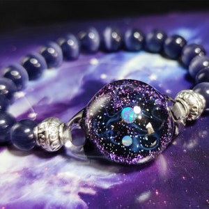 Custom Space Planet bracelet,Personalized Black Hole planet bracelet,Star bracelet gifts,universe Star bracelet,Trinity,Space Galaxy Jewelry