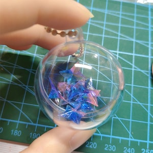 Wish Rare primogems Pendant,3D Star Primogems Keychain,Primogem earrings,Starry sky Necklace,Acquaint Fate Ball,Masterless Starglitter Charm