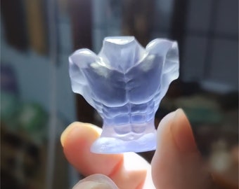 Proud fitness statue resin bodybuilding muscle man muscle mini sculpture broad muscle spoof Halloween decor arm muscle April Fool's Day Gift