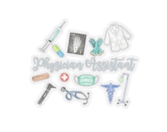 Physician Assistant Sticker: PA Student Gift, Healthcare Decal