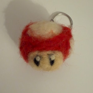 Mario Mushroom Keychain