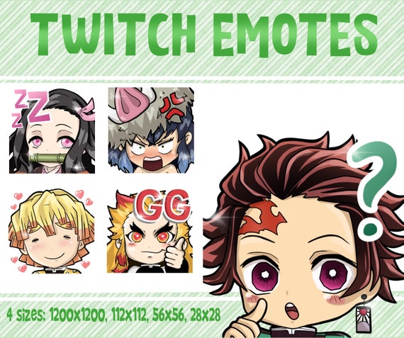 draw cute custom twitch emotes and badges  Twitch Anime chibi Easy  drawings