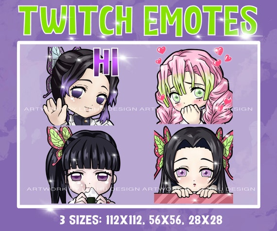 Demon Girl Emote Cute Twitch Emote Design Twitch Discord 