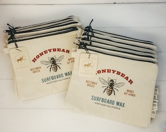 Hemp zipper bag