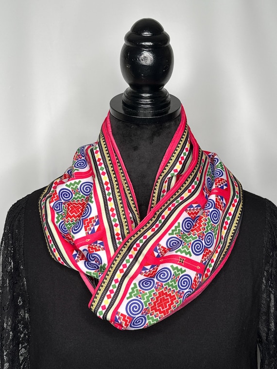 Size M: Hmong inspired infinity scarf