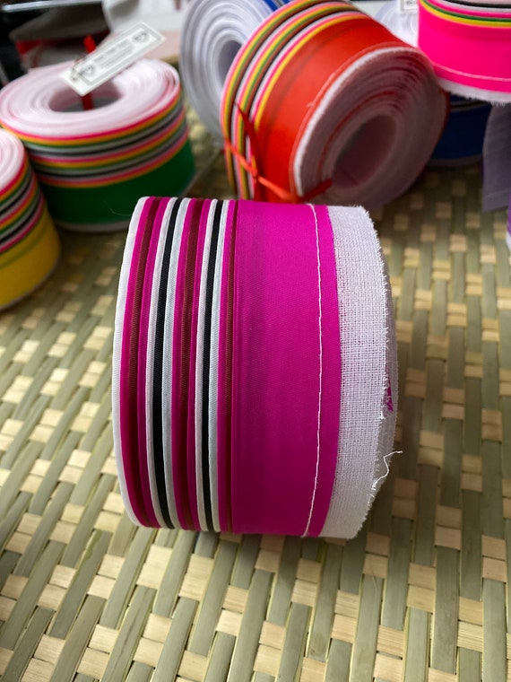 Fushia 5 yards Hmoob lees trim, 5yards length, hmong trim, diy trim, diy hmong supplies, Hmong ribbon