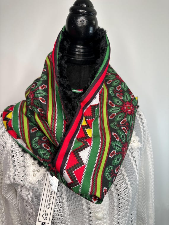 Size M: Hmong inspired infinity scarf
